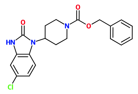MC085505 4-(5-Chloro-2-oxo-2,3-dihydro-benzoimidazol-1-yl)-piperidine-1-carboxylic acid benzyl ester (image for) MC085505 4-(5-Chloro-2-oxo-2,3-dihydro-benzoimidazol-1-yl)-piperidine-1-carboxylic acid benzyl ester
